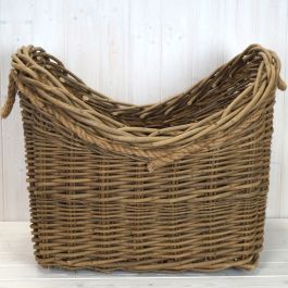 Set Of 2 Rectangle Scooped Baskets