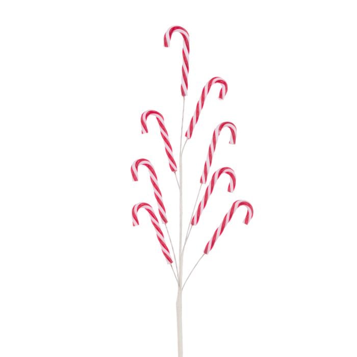 Candy Cane Spray 65cm